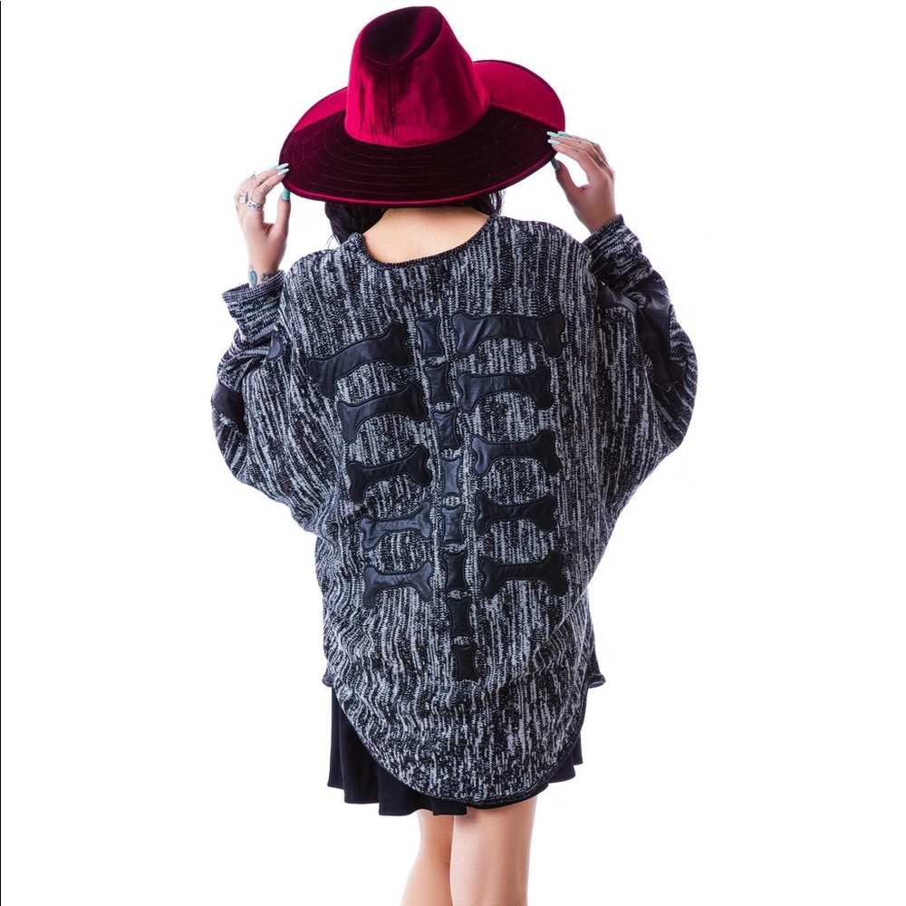 Evil Twin Back Boned Cardigan